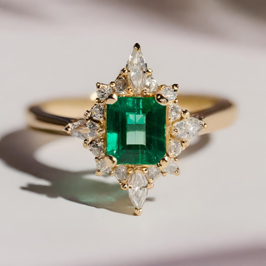 Emerald Diamond Ring Unveiling the Sparkling Beauty - Diamonds Are Forever