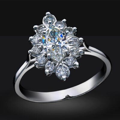 Marquise Cut Diamond Ring